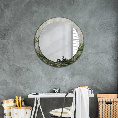 Huldar Glass Flat Wall Mirror