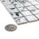Strawberry Fields 11-5/8" x 11-5/8" Porcelain Mosaic Floor and Wall Tile