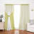 Jenifer Tulle Overlay Star Cutout Solid Room-Darkening Grommet Curtain Panels-54715874-74714616