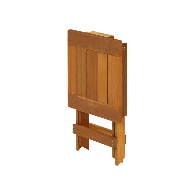 Arianna Square Solid Wood Outdoor Side Table - 34.8 cm W 35.81 cm D