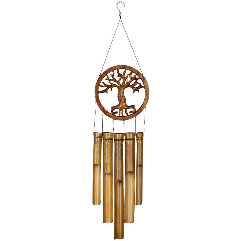 Woodstock Chimes Bamboo Plants & Flowers Wind Chime