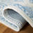 Cuvier Hand Tufted Wool Cotton Oriental Rug in Blue/Ivory-875507253