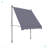 Manual Retractable Awning-78'' Non-Screw Outdoor Sun Shade Cover-1403285403