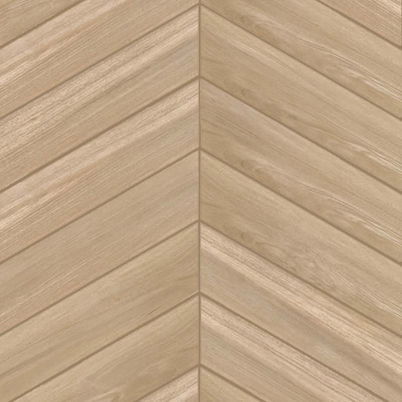Arbor Glade 4X21 Chevron Porcelain Wood Look Tile, Beige