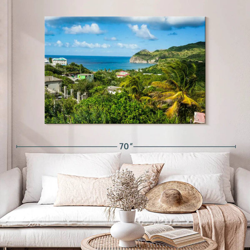Keesha Little Bay In Montserrat, 34" H x 51" W