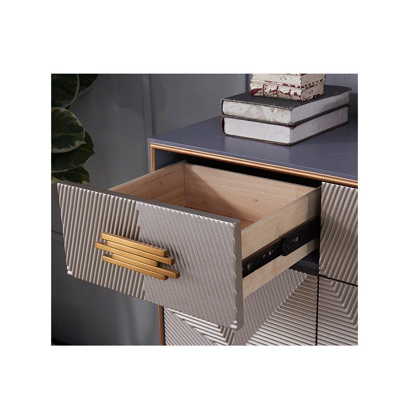 Accent Cabinet, 43.3" H x 39.4" W x 15.7" D
