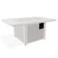 36" x 54" Origins 55,000 BTU Fire Table with Fire Glass and Center Burner Lid with Propane Shelf-124381941