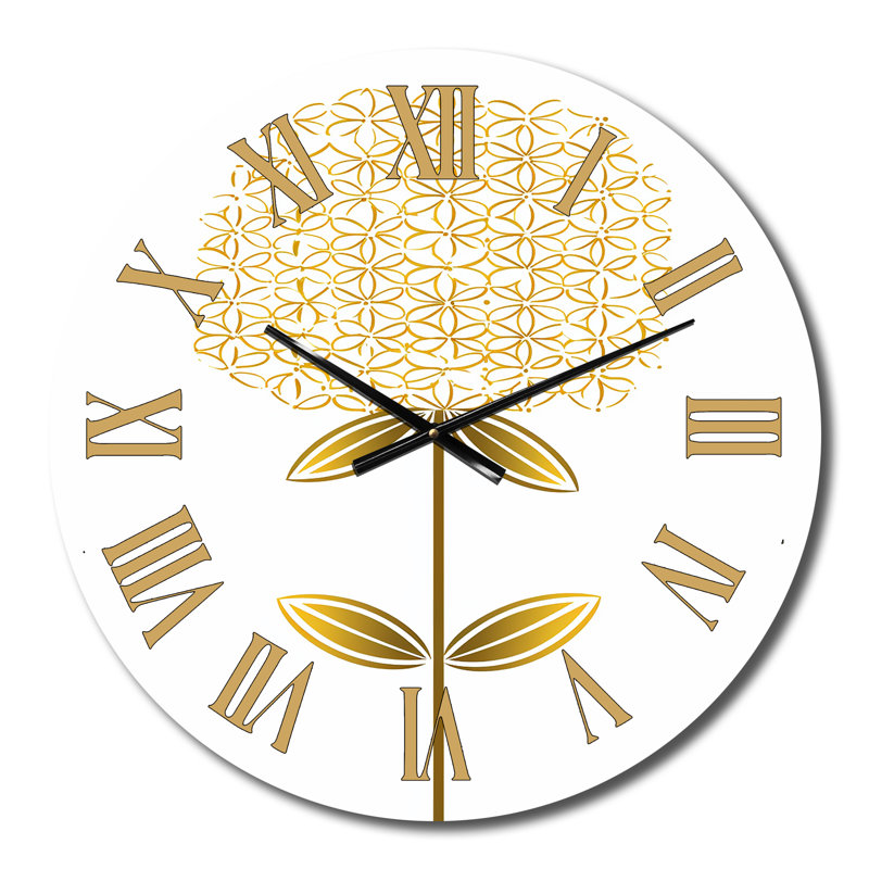 Horloge murale florale, Petit