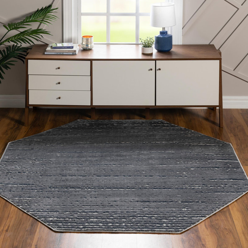 Tapis gris, Octogone 6 pi x 6 pi