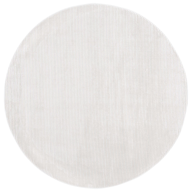 Saylor 100 Performance Solid Color Rug, Round 6'3"