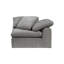 Canapé modulaire en lin avec repose-pieds Naveen