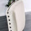 Chaise parsons rembourrée en lin Sherise