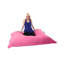 Fauteuil à billes rose de qualité supérieure, 39,4 x 39,4 x 7,9 pouces | Rembourrage 100% polyester imperméable, bourre de styromousse 100% originale | Double fermeture à glissière dissimulée, capacité de poids maximale de 440 lb | Parfait pour le divertissement extérieur moderne-842450015