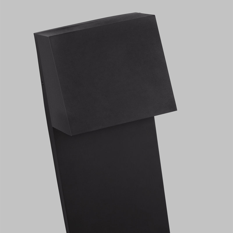 Canto LED Wall Light, Black, 25" H x 10" W x 6.38" D