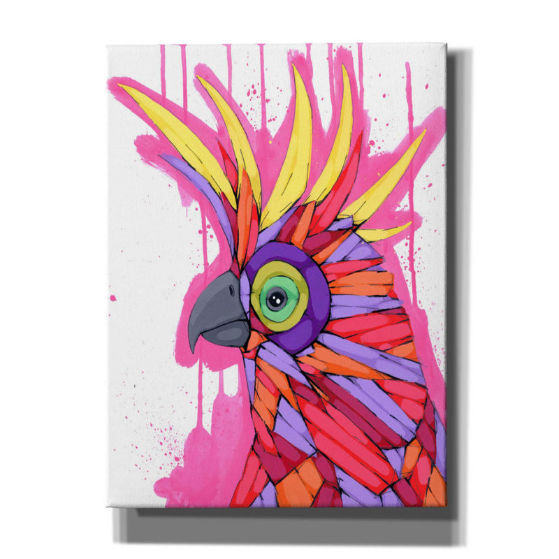 Sur toile, H 54 po x l 40 po x P 1,5 po