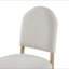 Ensemble de 2 chaises d'appoint de salle à manger à finition naturelle
