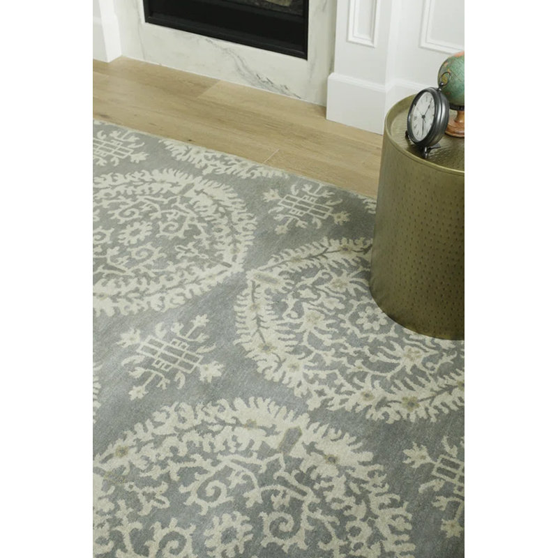 Fine Wool Oriental Area Rug, Rectangle 10' x 14'