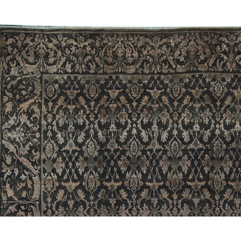 Cotton Oriental Area Rug in Brown