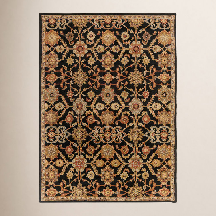 Redwood Hand Tufted Wool Oriental Indoor Rug