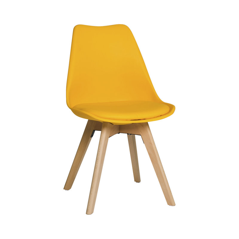Mira 43 cm H Dining Chair, Yellow