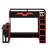 Elevated Bed Frame Featuring Workspace, Versatile Shelving, Color-Changing Lights, and Movable Desk-1277331014