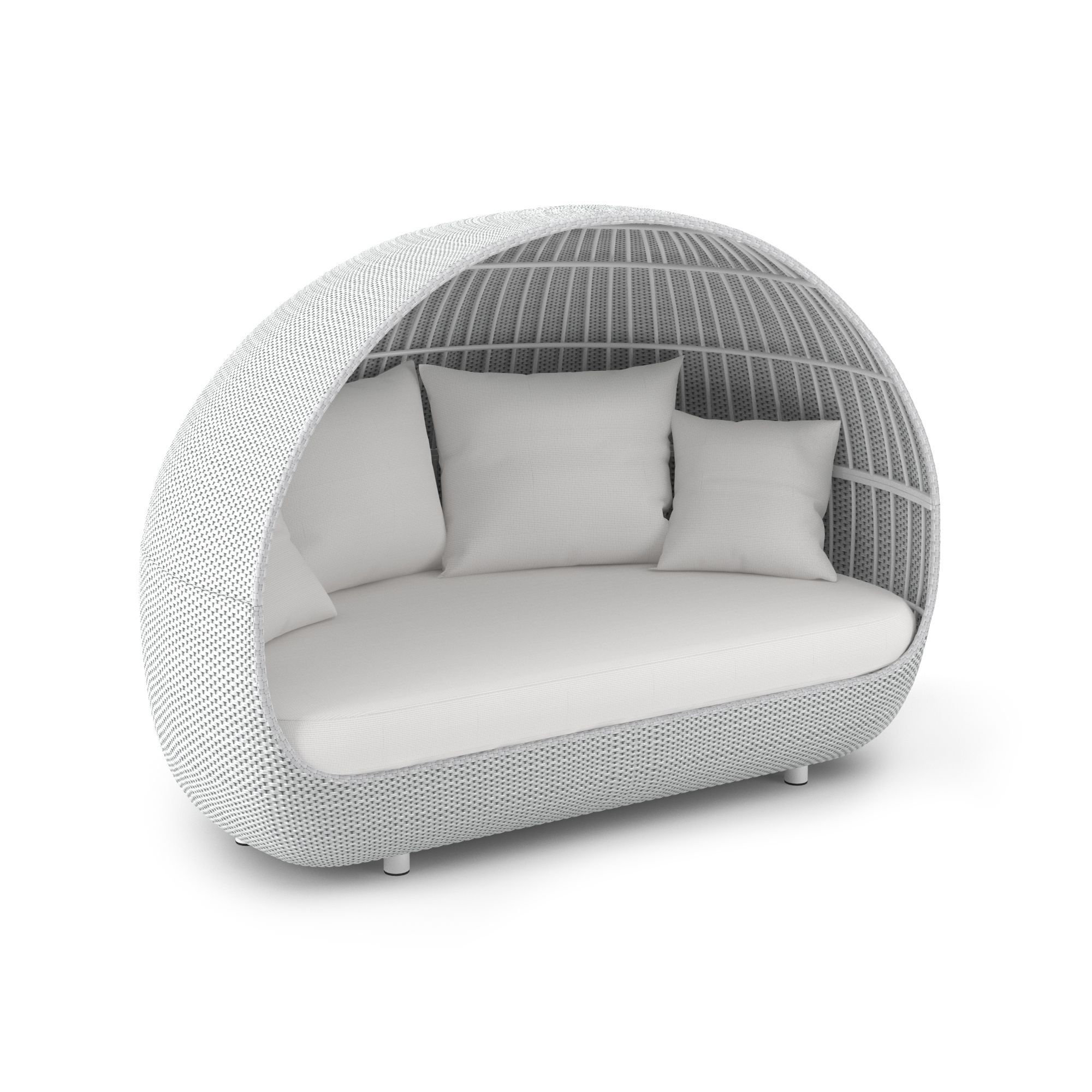 Mondo Lagoon Twin Metal Daybed with Mattress | Perigold