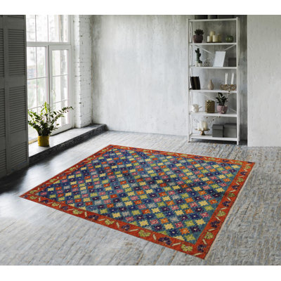 Laudalino Wool Geometric Indoor Rug