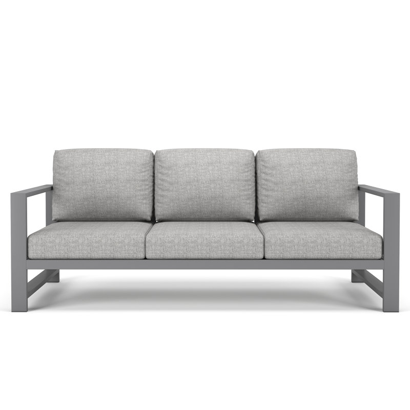 Dulcie 80'' Metal Outdoor Sofa with Sunbrella Cushions & Reviews ...