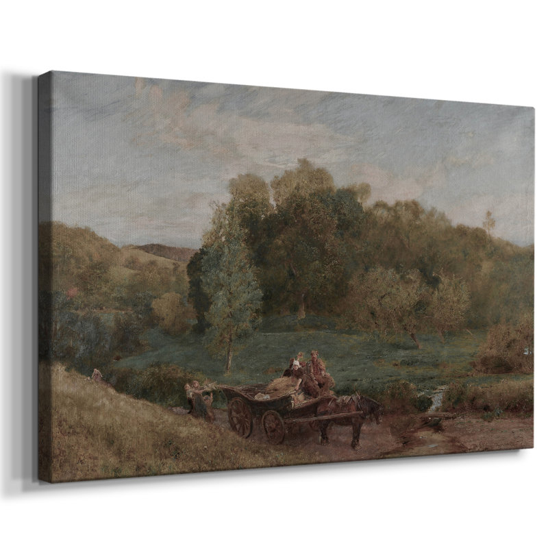 Vintage Landscape-CDLxxxix, reproduction d'art sur toile, H 33 po x l 49 po