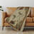 One Pixie Street  Beige 50" x 70" Sherpa Throw Blanket, Beige
