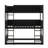 Triple Wood Bunk Bed, With Ladders, Guardrails Detachable Bunk Bed-856955200