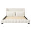Lit plateforme tapissier avec 2 coussins-395858574-395858801