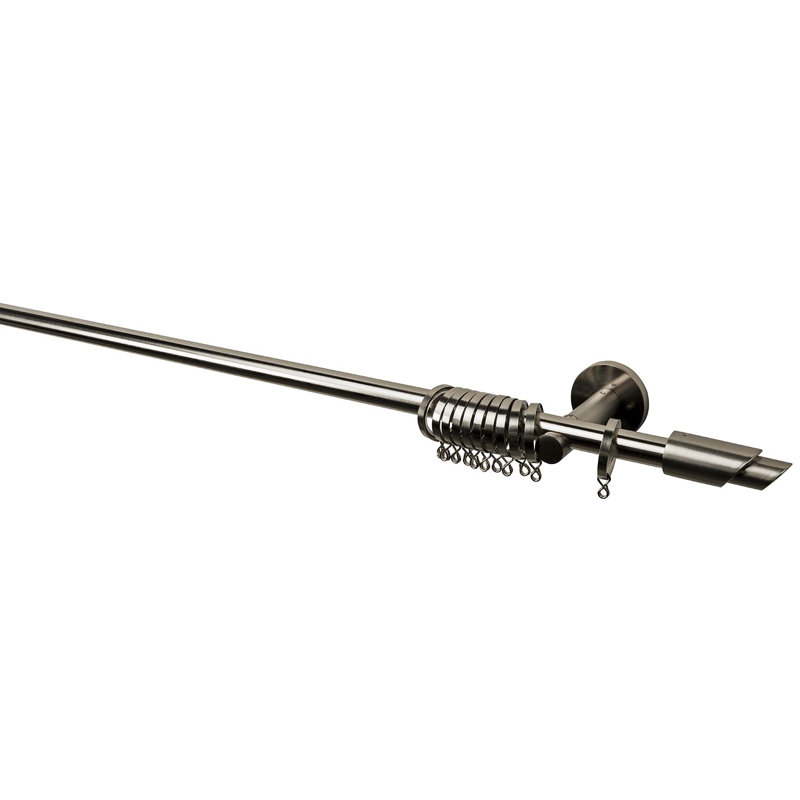 Tringle à rideaux simple 95 po Lillyana, H 1,10 po x l 63,00 po x P 2,00 po