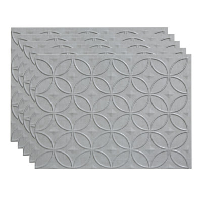FASÄDE Rings Decorative Vinyl 18in x 24in Backsplash Panel