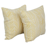 Chevron / Zig Zag Reversible Throw Pillow