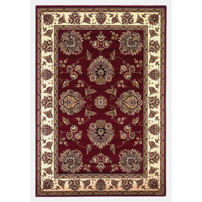 Tapis rouge / ivoire Stian