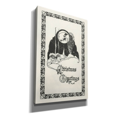 «Christmas Greetings» par Tis the Season, art mural sur toile