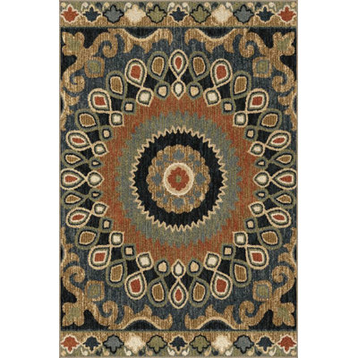 Leaf Patterned Modern Patterned Woven Floor Carpet