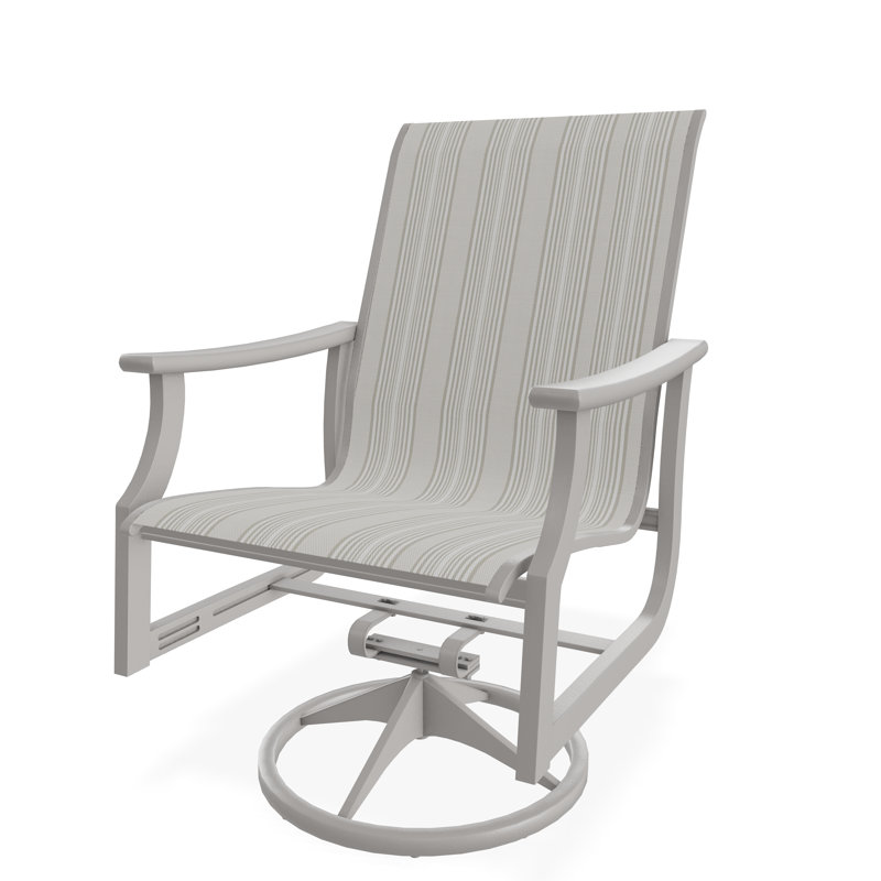 St. Catherine Polymer Outdoor Lounge Chair, Warm Gray, Harbor