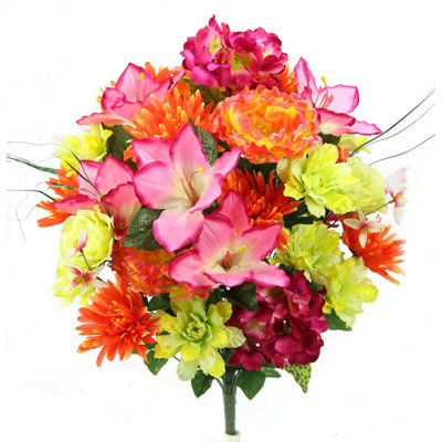 Arrangement floral 36 pivoines artificielles