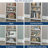 Vintage 5-Shelf Bookcase, White Finish