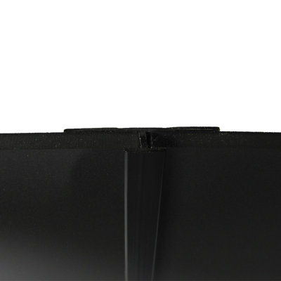 1.22" x 96" Wall Paneling in Black