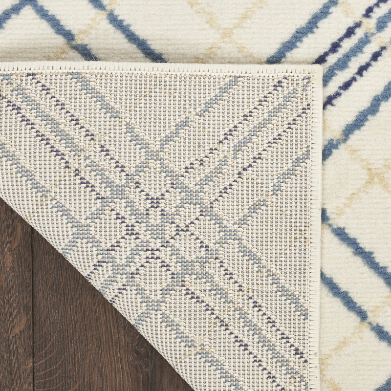 Plaid Indoor Rug, Rectangle 2' x 4'