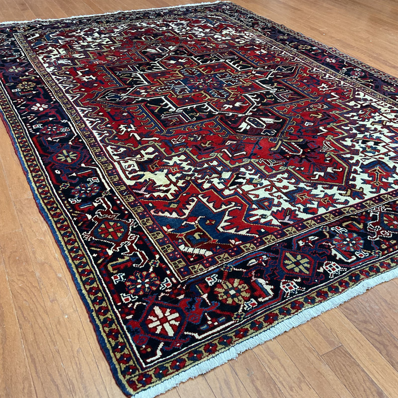 HERAT ORIENTAL Handmade Heriz Wool Rug