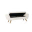 Banc de rangement rembourré Amsi-789870878