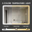 Wall-Mounted Bathroom Mirror with Lights, Fog-free, Inside Bluetooth Speaker-1857177875