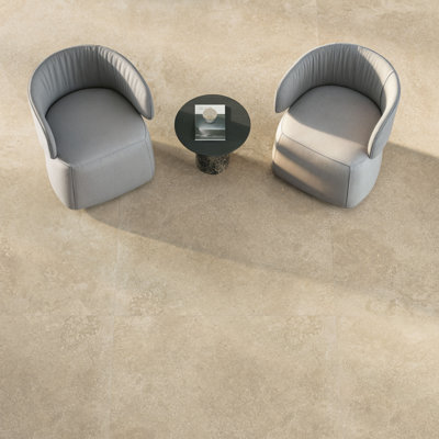 Carrelage en porcelaine travertin 24 po x 48 po Nivola Nivola