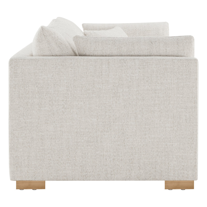 Milani Upholstered Sofa, Nathan Wheat