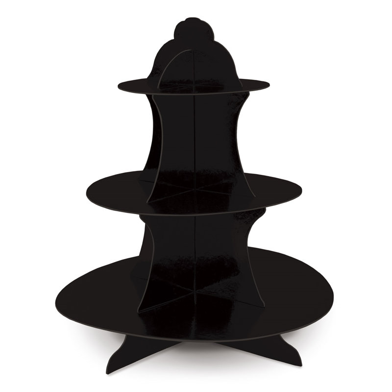 Beistle Black Cupcake Stand
