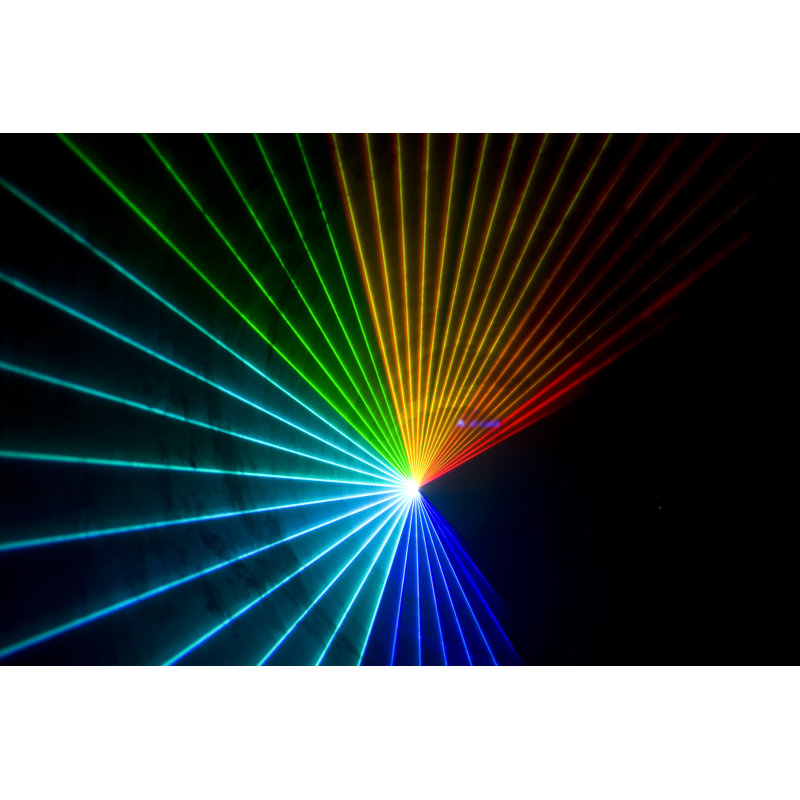 Disco And Laser Show by Yuyanga - Wrapped Canvas Print, 30cm H x 46cm W x 3.8cm D